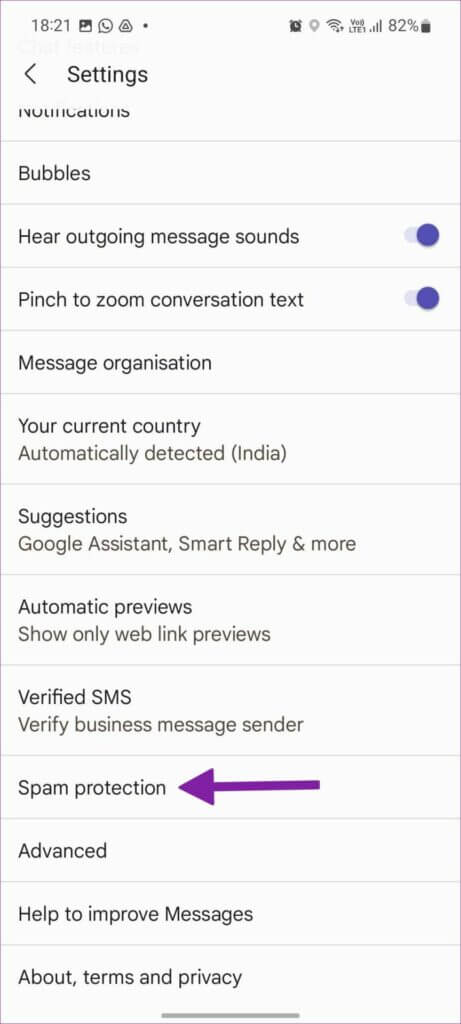open-spam-protection-menu-461x1024-1-461x1024 كيفية حظر الرسائل النصية من أرقام غير معروفة على iPhone و Android