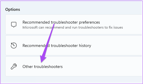 other-troubleshooters-windows-11-1 أفضل 9 إصلاحات لعدم عمل برنامج Netflix على Windows 11
