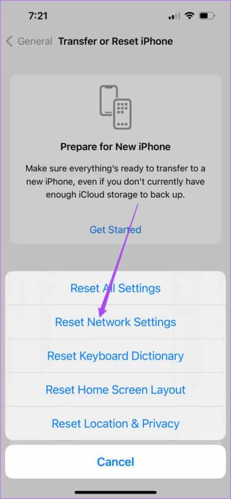 reset-network-settings-iphone-474x1024-1-474x1024 إصلاح كيفية التشغيل التلقائي للأغنية التالية لـ Apple Music على الايفون