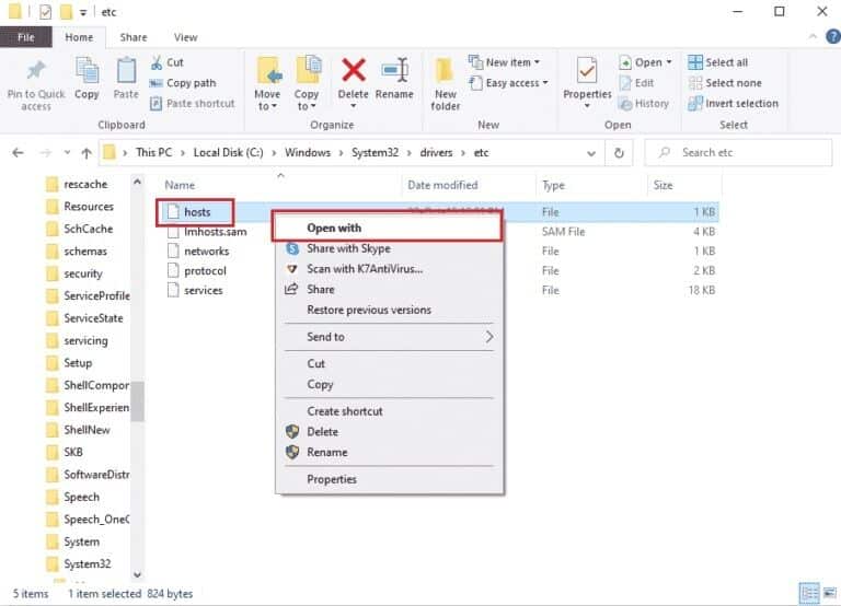 right-click-on-the-hosts-file-and-click-on-the-ope-768x554-1-768x554 إصلاح أخطاء برنامج الاتصال بسطح المكتب البعيد
