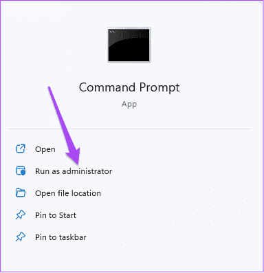 run-command-prompt-as-administrator-windows-11 أفضل 9 إصلاحات لعدم عمل برنامج Netflix على Windows 11