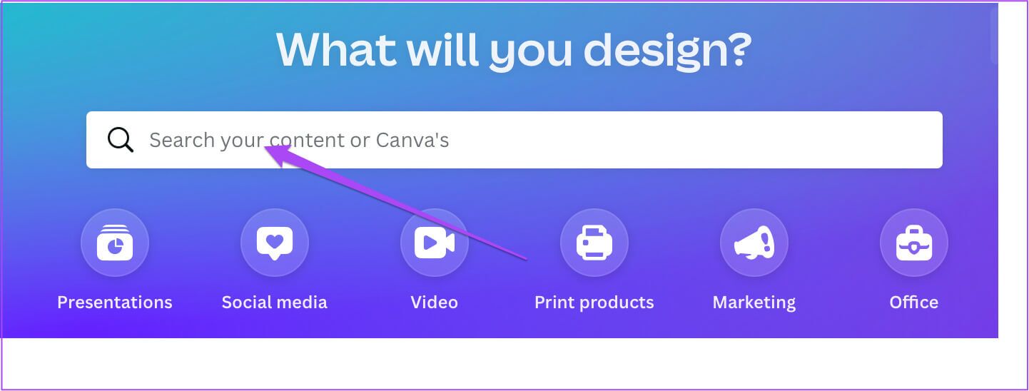 search-bar-canva-website-1442x548 كيفية إنشاء خلفية في اجتماع Zoom باستعمال Canva