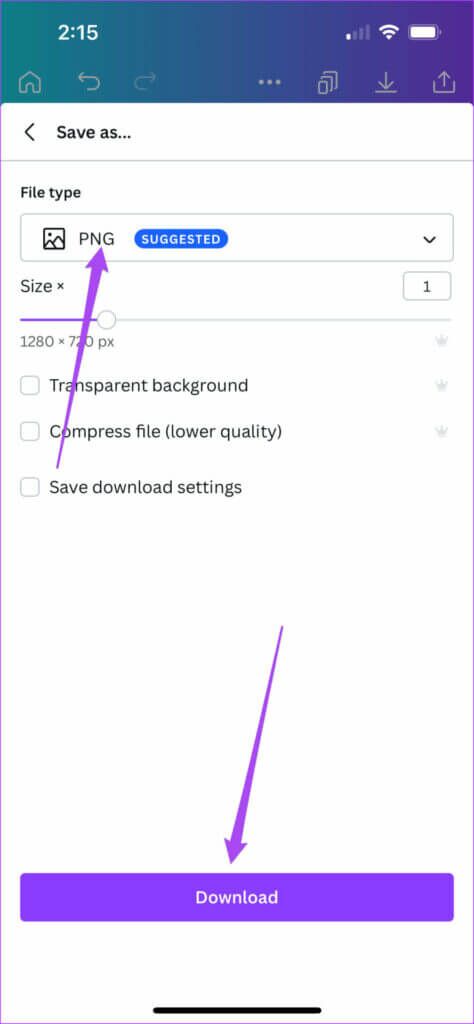select-file-type-and-download-zoom-meeting-background-from-canva-app-474x1024-1-474x1024 كيفية إنشاء خلفية في اجتماع Zoom باستعمال Canva