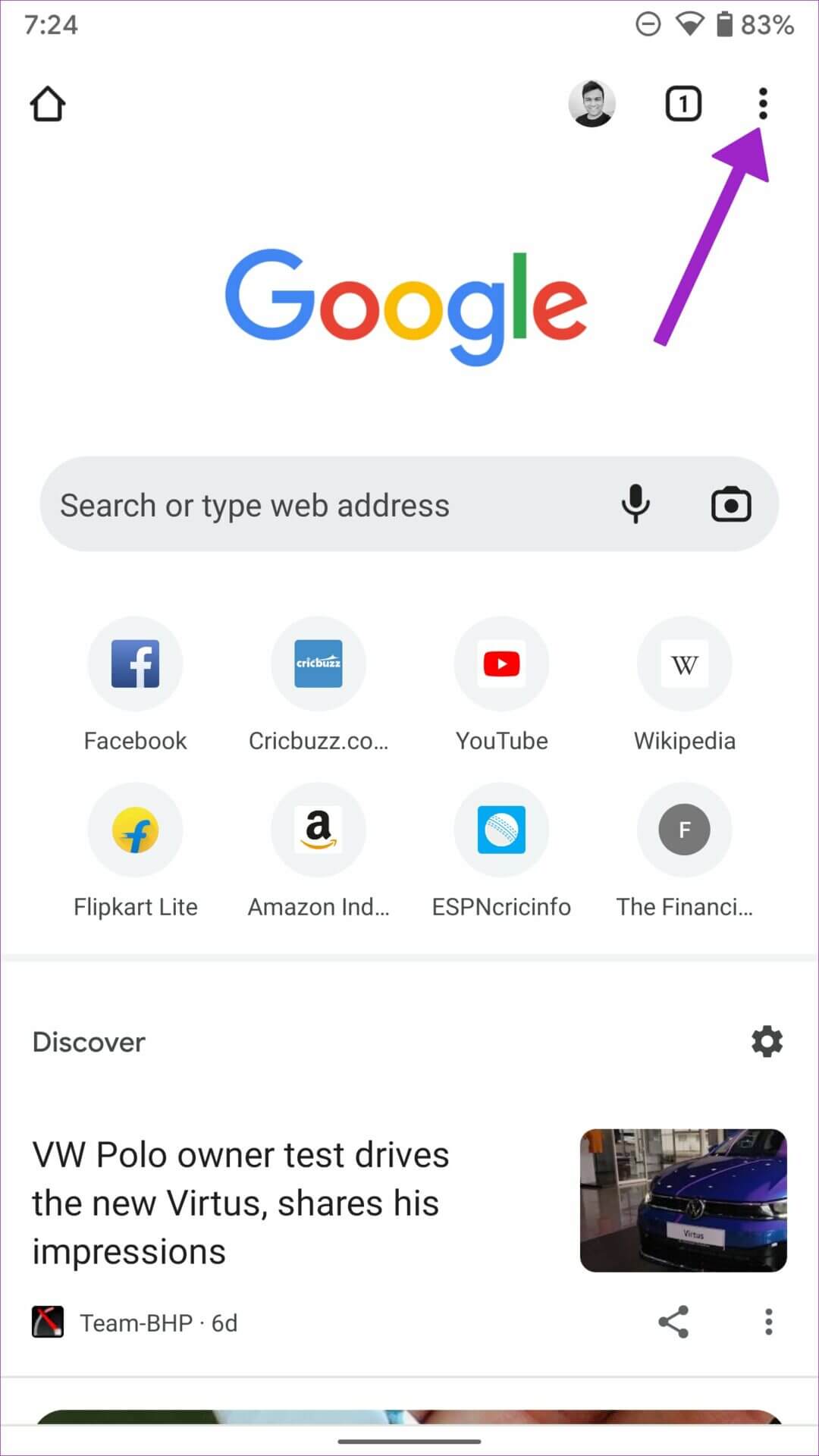 select-more-menu-in-chrome-1-1080x1920 كيفية إضافة كلمات مرور جديدة يدويًا إلى Google Password Manager
