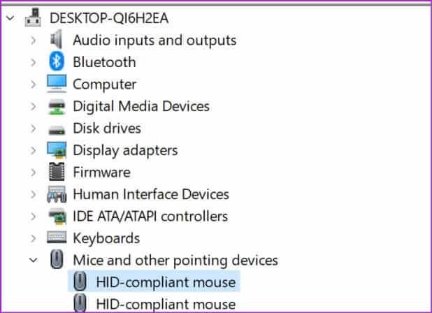select-mouse-1-618x448 أفضل 10 طرق لإصلاح عدم عمل تمرير الماوس على Windows 11