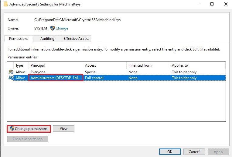 select-the-administrator-account-and-click-on-the-764x516 إصلاح أخطاء برنامج الاتصال بسطح المكتب البعيد