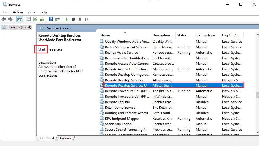 select-the-remote-desktop-services-usermode-port-r-891x505 إصلاح أخطاء برنامج الاتصال بسطح المكتب البعيد