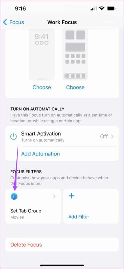 set-tab-groups-focus-filters-iphone-ios-16-474x1024-1-474x1024 كيفية استخدام فلاتر التركيز على iPhone