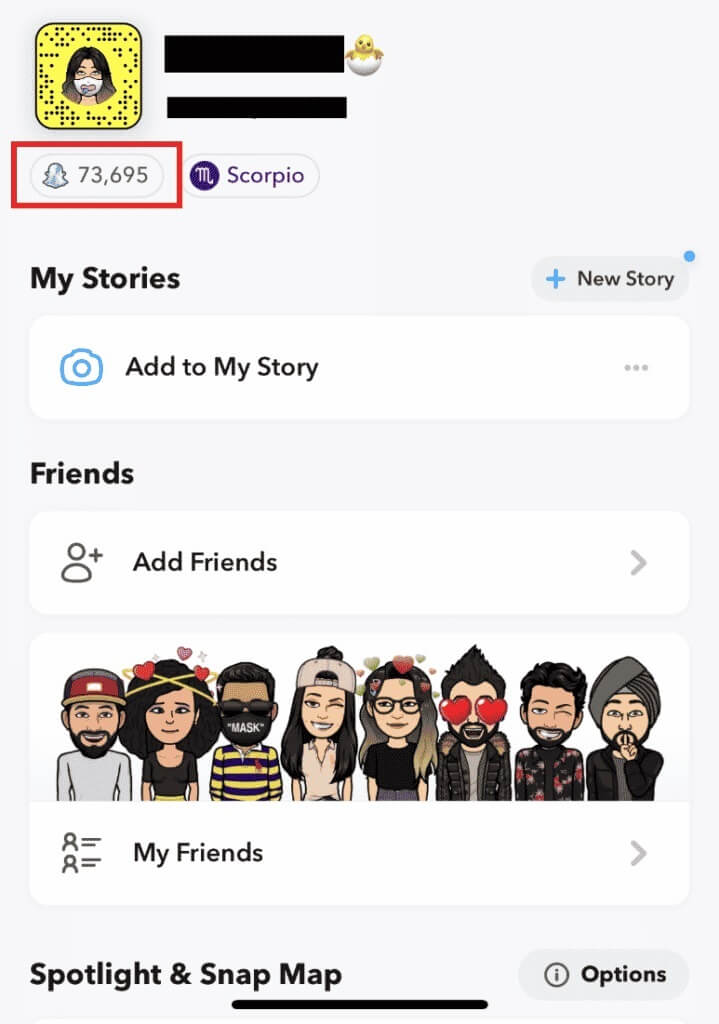 snapchat-score-in-numbers-1-719x1024-1-719x1024 كيفية مسح نقاط Snapchat الخاصة بك