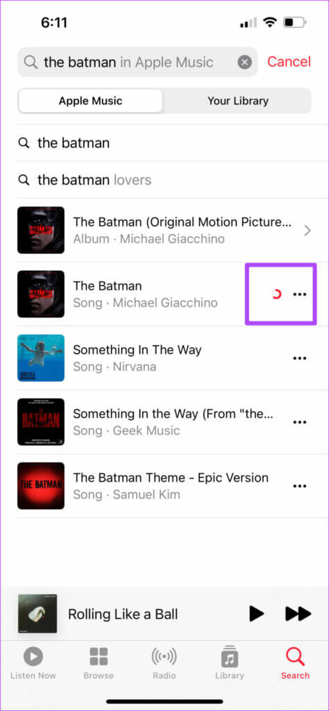 song-downloaded-in-apple-music-iphone-474x1024-1-474x1024 إصلاح كيفية التشغيل التلقائي للأغنية التالية لـ Apple Music على الايفون