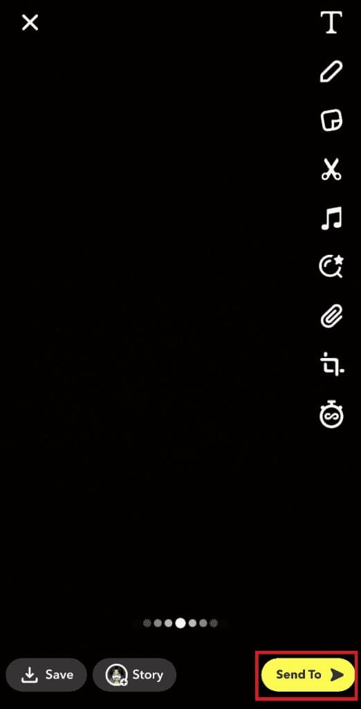 tap-on-send-to-522x1024-1-522x1024 كيفية مسح نقاط Snapchat الخاصة بك