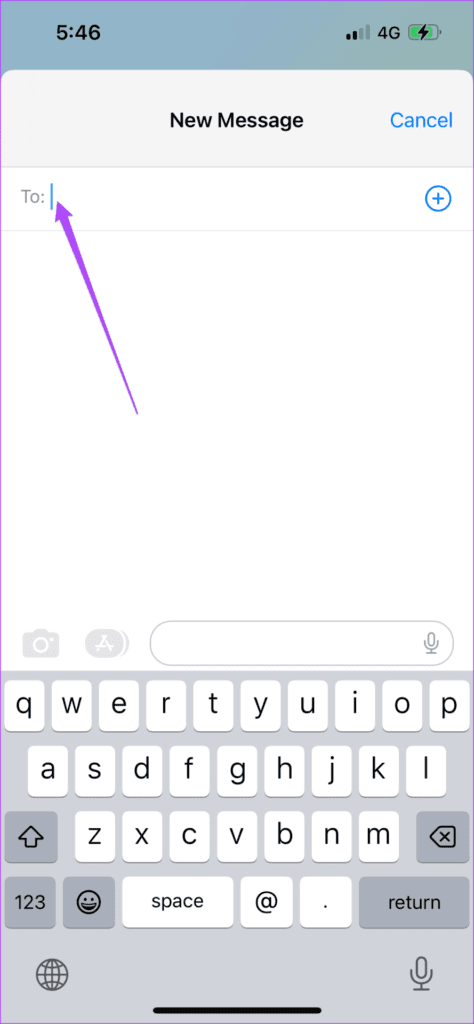 type-contact-name-to-share-tab-group-in-messages-app-iphone-474x1024-1 كيفية مشاركة مجموعات علامات التبويب في Safari على iPhone
