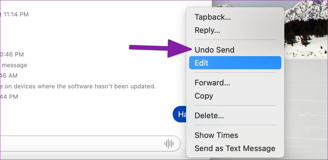 كيفية تحرير الرسائل والتراجع عنها في iMessage على iPhone و Mac - %categories