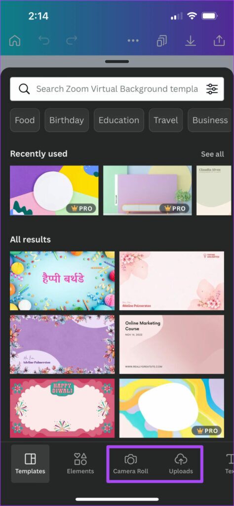 upload-photo-or-click-picture-for-zoom-vitural-background-in-canva-app-474x1024-1-474x1024 كيفية إنشاء خلفية في اجتماع Zoom باستعمال Canva
