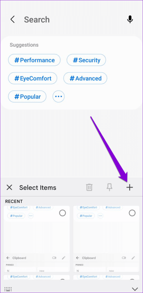 Add-Items-to-Gboards-Clipboard-500x1024-1 أفضل طريقتين لاستخدام الحافظة على هواتف Samsung Galaxy