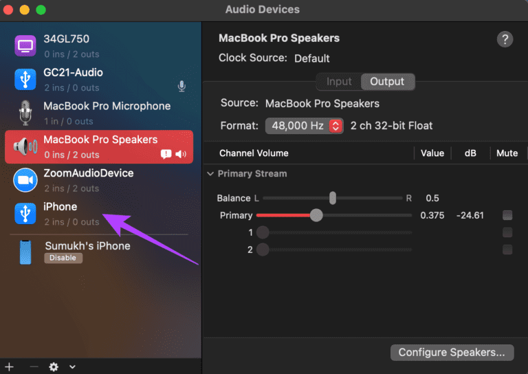 أفضل طريقتين لتشغيل الوسائط من iPhone إلى مكبرات الصوت Mac - %categories