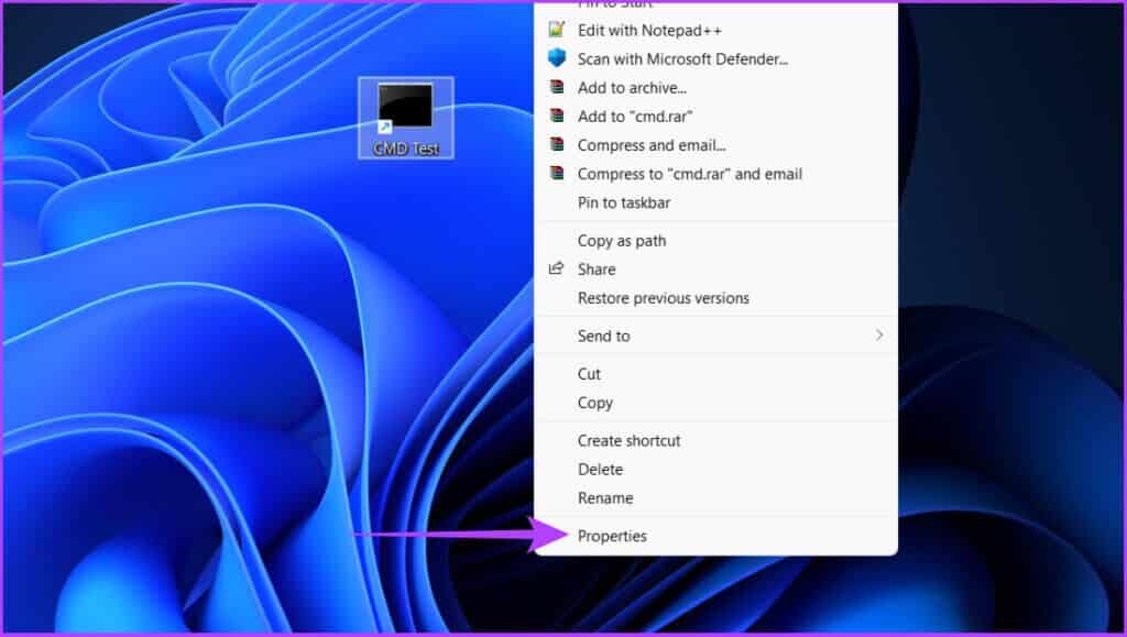 CMD-Shortcut-File-Properties-1-e1660831683700-1024x579 7 طرق لفتح موجه الأوامر في Windows 11 و 10 والإصدارات الأقدم