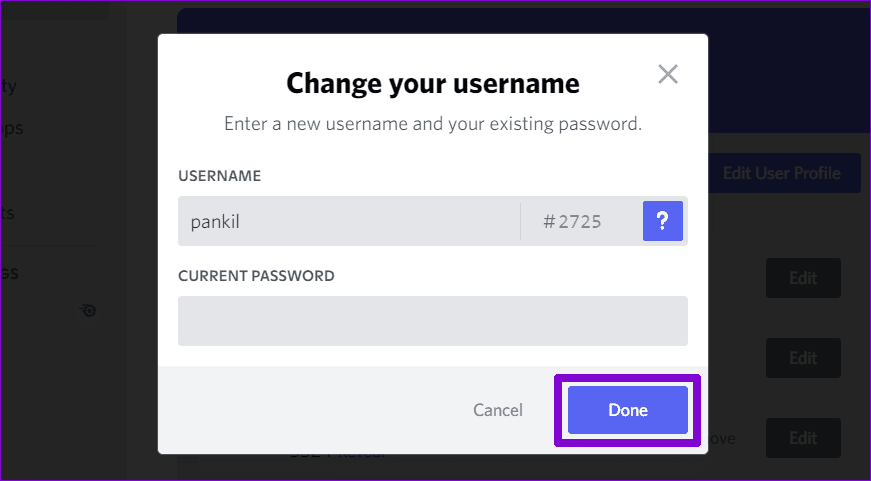 Change-Discord-Username-on-PC كيفية تغيير اسم المستخدم واللقب الخاصين بك على Discord