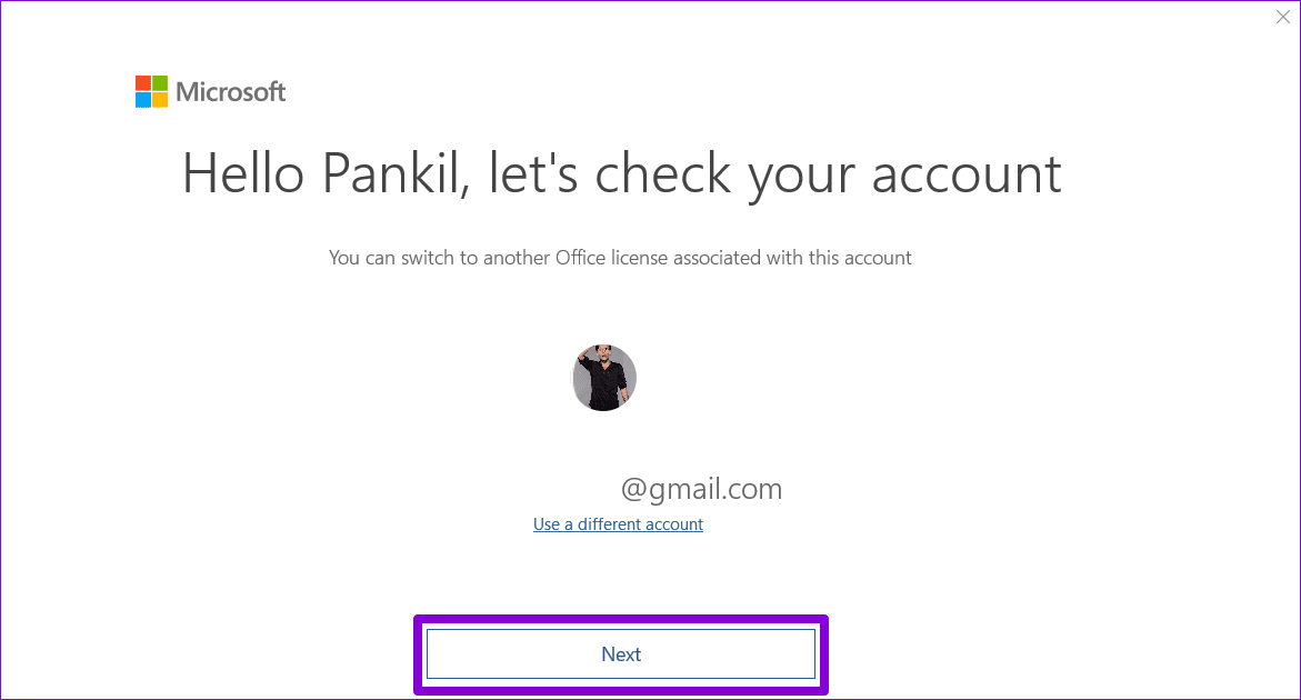 Change-Office-Account-License أفضل 5 إصلاحات لمشكلة أخطاء التنشيط و"منتج غير مرخص" على Windows 11