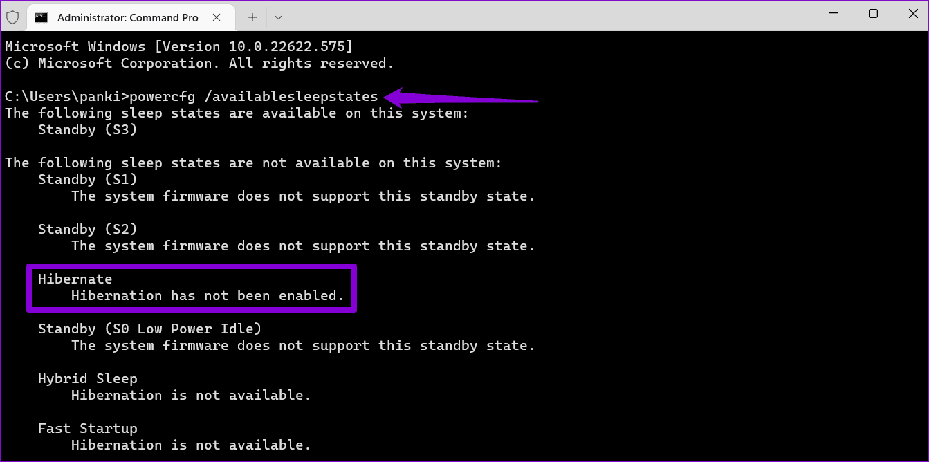 Check-Hibernate-Status-on-Windows-11 كيفية تمكين واستخدام وضع السبات على Windows 11