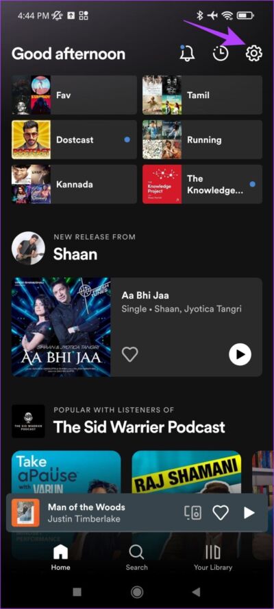 Click-on-Settings-Android-3-866x1920-e1661800166111 لماذا يشغل Spotify مساحة تخزين كبيرة وكيفية إصلاح ذلك