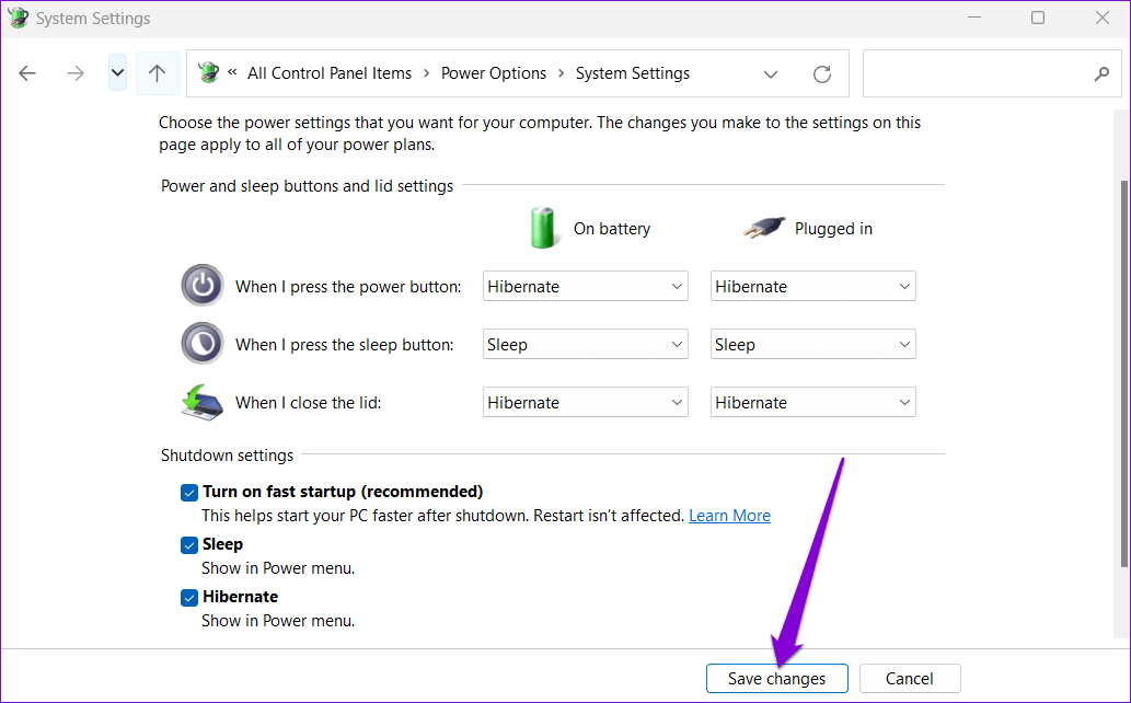 Configure-Hibernate-Mode-on-Windows-11 كيفية تمكين واستخدام وضع السبات على Windows 11