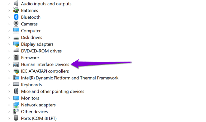 Device-Manager-Window أفضل 3 طرق لتعطيل شاشة اللمس في Windows 11