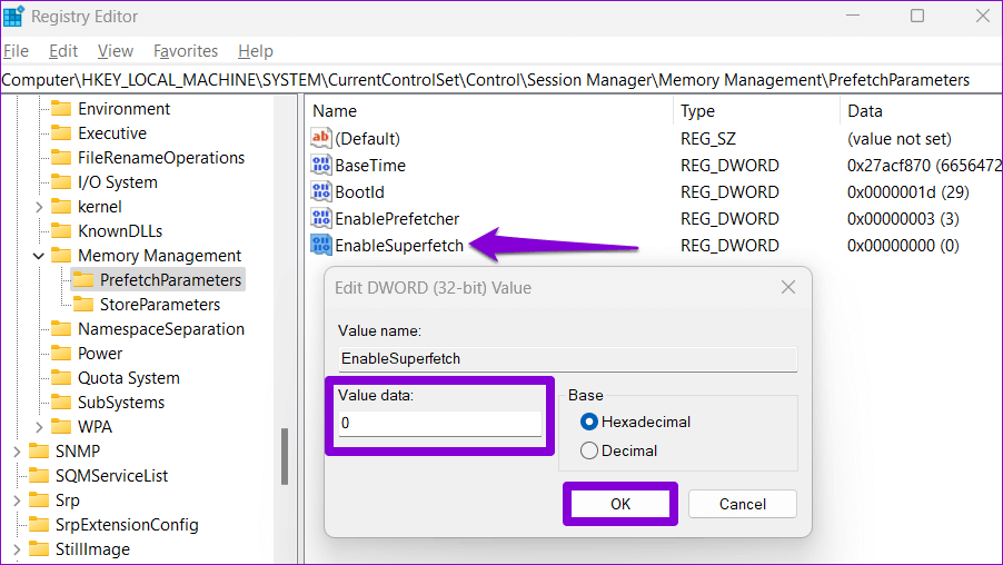 Disable-SysMain-From-Registry-Editor أفضل 3 طرق لتعطيل Superfetch (SysMain) على Windows 11