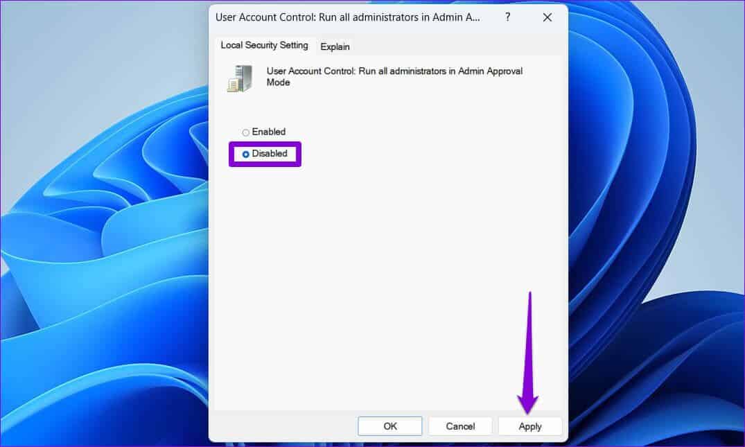 Disable-UAC-From-Group-Policy-Editor-1075x645 أفضل 3 طرق لتعطيل التحكم في حساب المستخدم على Windows 11