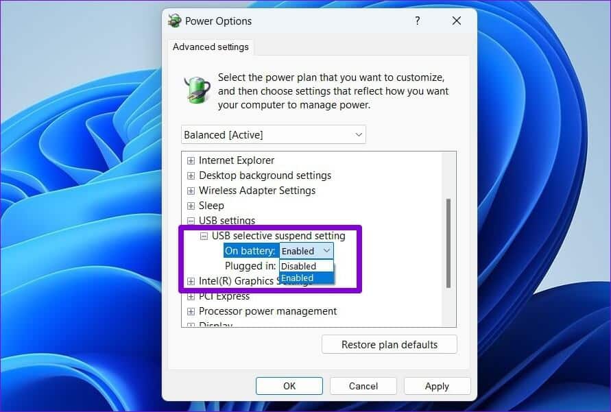 Disable-USB-Selective-Suspend-1-891x601 أفضل 6 طرق لإصلاح أجهزة USB ، الاستمرار في قطع الاتصال وإعادة الاتصال في Windows 11