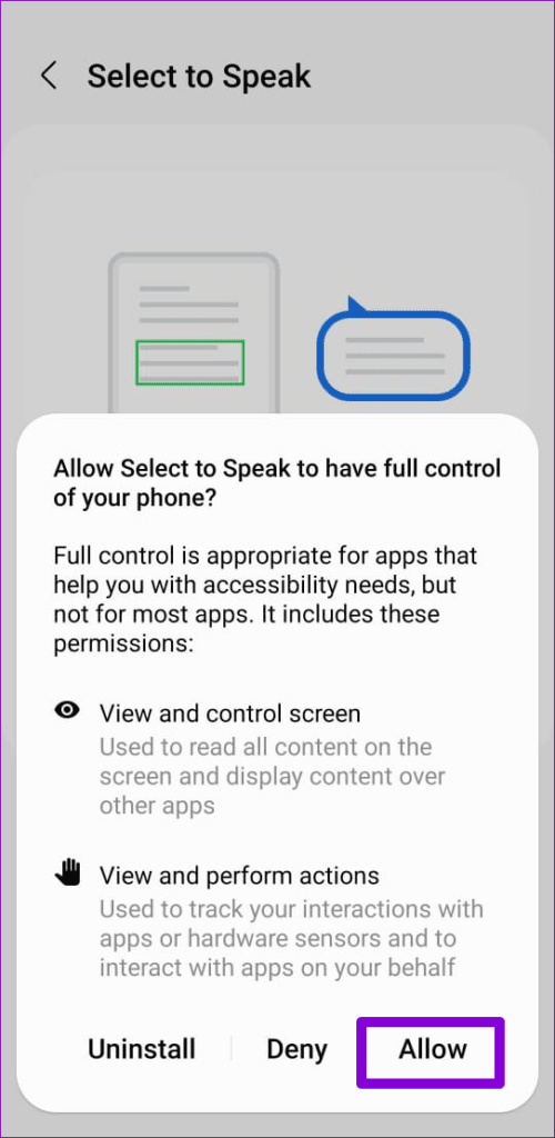 Enable-Select-to-Speak-Shortcut-500x1024-1 كيفية جعل جهاز يقوم بتحويل النص إلى كلام للـ Android