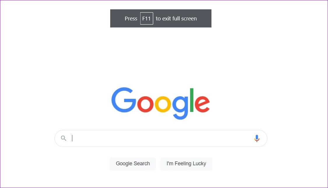Exit-Full-Screen-Mode-in-Chrome-1125x645 أفضل 6 طرق لاستعادة و إظهار شريط أدوات Google Chrome المفقود