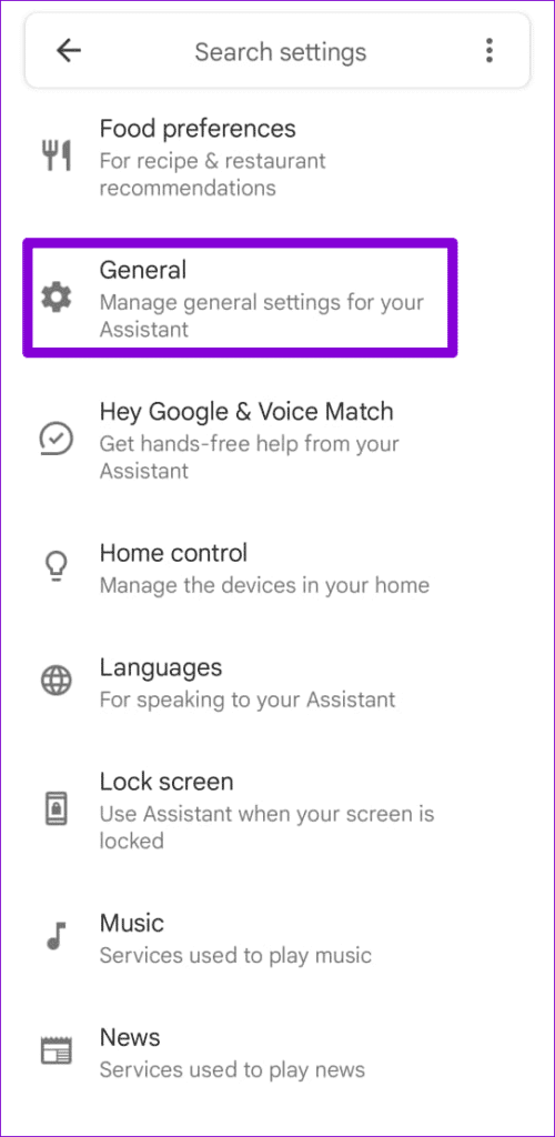 General-Settings-in-Google-App-500x1024-1 كيفية جعل جهاز يقوم بتحويل النص إلى كلام للـ Android