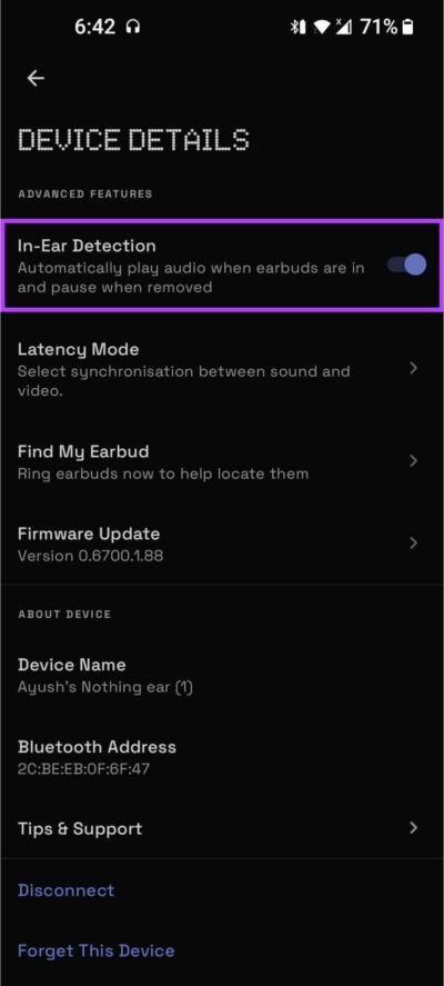 In-Ear-_Detection_Toggle-866x1920-e1660159197212 4 مشاكل شائعة مع Nothing Ear (1) وكيفية إصلاحها