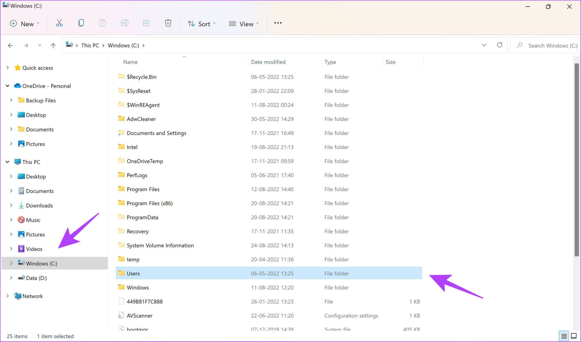 Local-Disk-C-Users-1920x1131 لماذا يشغل Spotify مساحة تخزين كبيرة وكيفية إصلاح ذلك