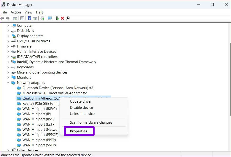 Open-Network-Adapter-Properties-4-977x664 أفضل 6 طرق لإصلاح خطأ لا يمكنها العثور على برنامج تشغيل محول الشبكة على Windows