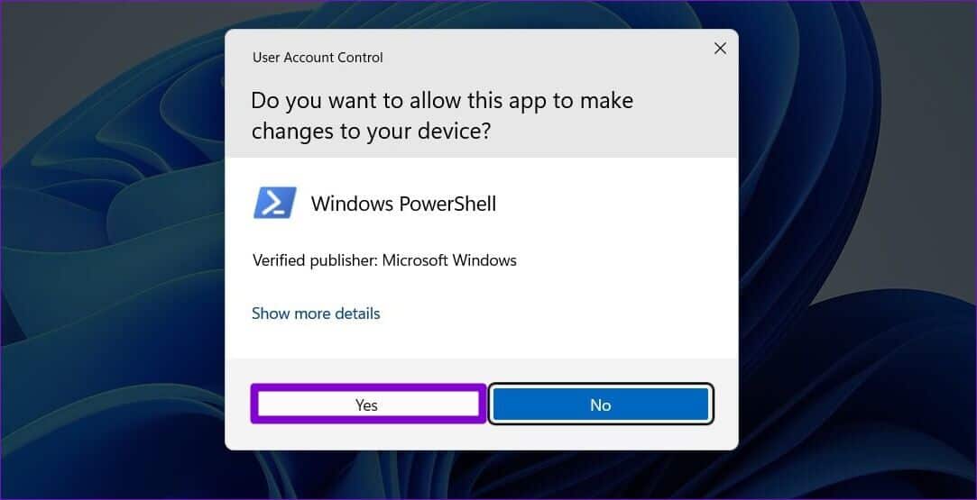Open-PowerShell-UAC-1083x555 أفضل 3 طرق لتعطيل شاشة اللمس في Windows 11