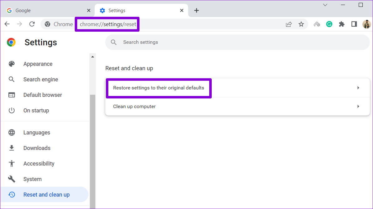 Reset-Chrome-2 أفضل 6 طرق لاستعادة و إظهار شريط أدوات Google Chrome المفقود