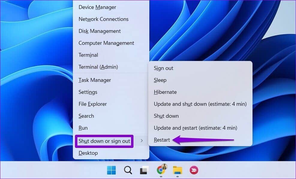 Restart-Windows-11-PC-987x599 أفضل 5 طرق للوصول إلى خيارات بدء التشغيل المتقدمة في Windows 11