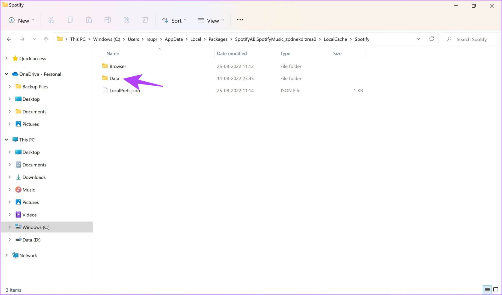 Select-Data-1-1920x1131 لماذا يشغل Spotify مساحة تخزين كبيرة وكيفية إصلاح ذلك