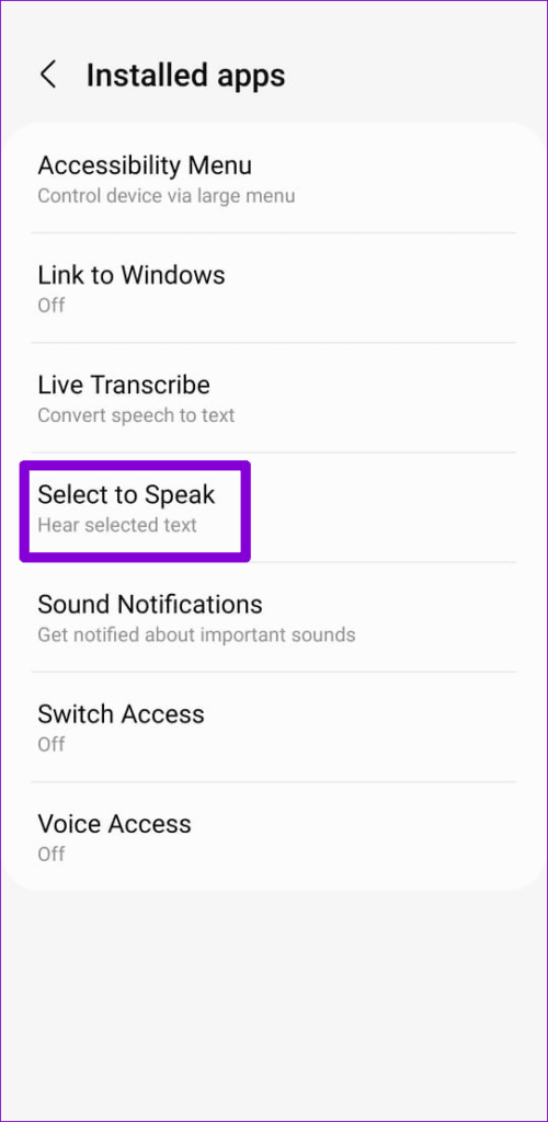 Select-to-Speak-Shortcut-on-Android-500x1024-1 كيفية جعل جهاز يقوم بتحويل النص إلى كلام للـ Android