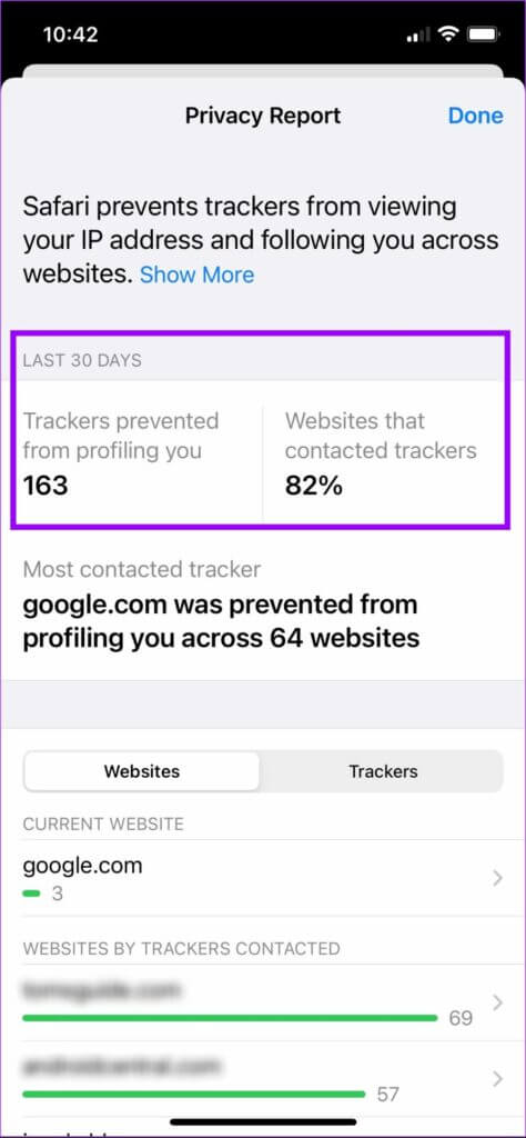 Tracking-Report-474x1024-1-474x1024 كيفية منع التتبع أثناء تصفح المواقع في Safari على iPhone