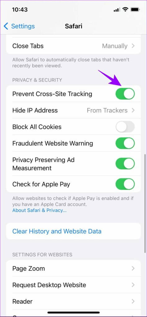 كيفية منع التتبع أثناء تصفح المواقع في Safari على iPhone - %categories