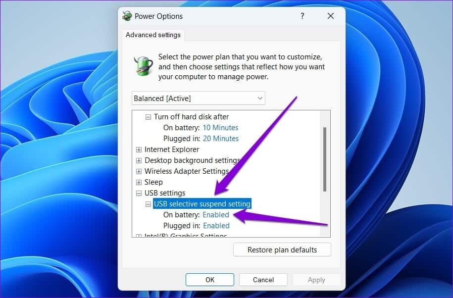 USB-Selective-Suspend-1-915x602 أفضل 6 طرق لإصلاح أجهزة USB ، الاستمرار في قطع الاتصال وإعادة الاتصال في Windows 11