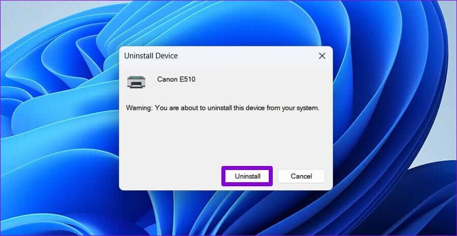 Uninstall-Pritner-Driver-898x465 أهم 6 طرق لإصلاح خطأ برنامج تشغيل الطابعة غير متوفر في Windows 11