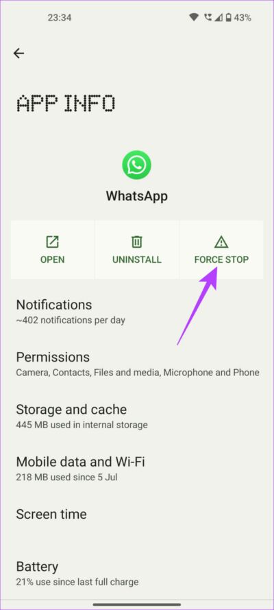 خطأ عدم إمكانية بدء الكاميرا على WhatsApp لنظام Android - %categories