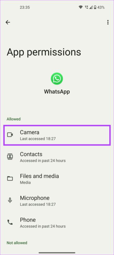 WhatsApp-camera-nw-6-864x1920-e1659550149139 خطأ عدم إمكانية بدء الكاميرا على WhatsApp لنظام Android