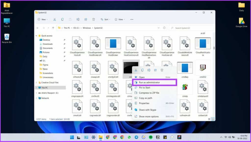 Windows-File-Explorer-CMD-RUN-e1660831172245-1024x579 7 طرق لفتح موجه الأوامر في Windows 11 و 10 والإصدارات الأقدم