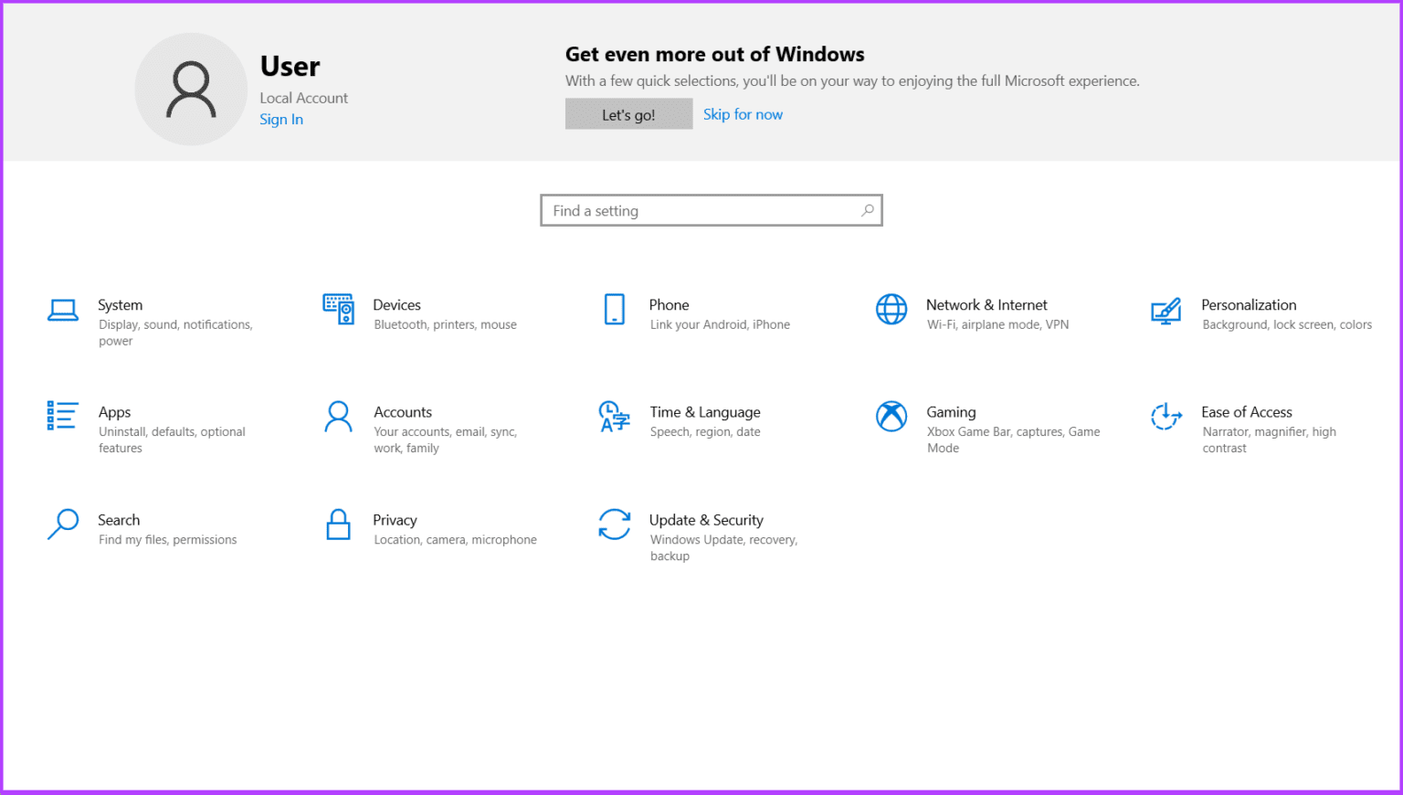 Windows-Settings-1-1536x870-1 7 طرق لفتح موجه الأوامر في Windows 11 و 10 والإصدارات الأقدم