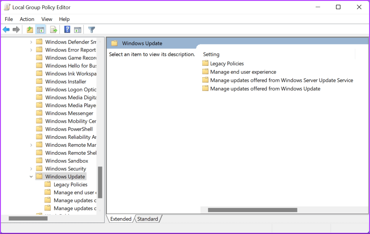 Windows_11_Pro_Group_Policy_Editor Windows 11 Home مقابل Windows 11 Pro: أيهما أفضل بالنسبة لك
